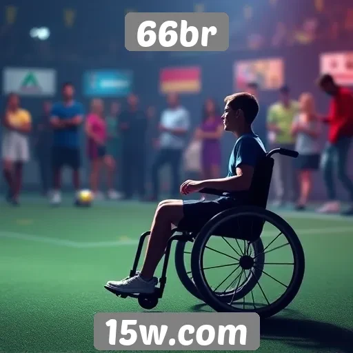 Acessibilidade no site 66br para jogadores com deficiência